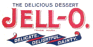 1800년대 때 사용된 JELL-O의 첫 로고